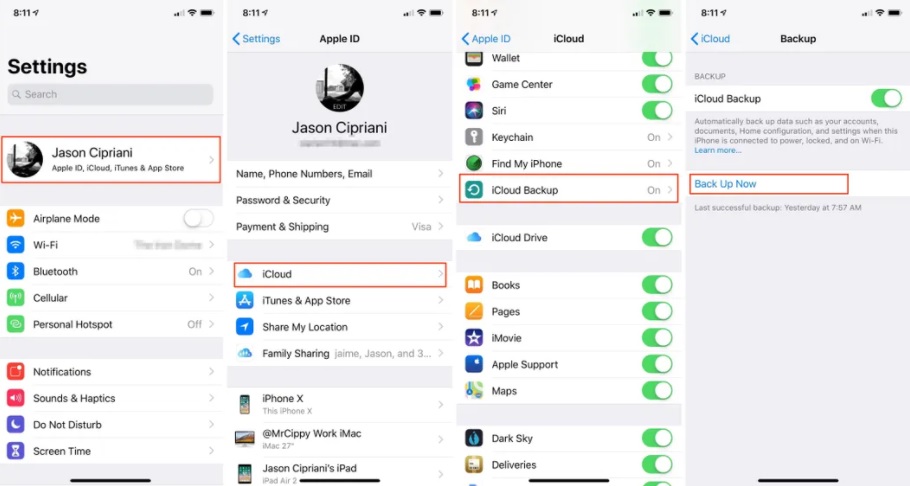 Hướng dẫn cách sao lưu dữ liệu iphone nhanh chóng