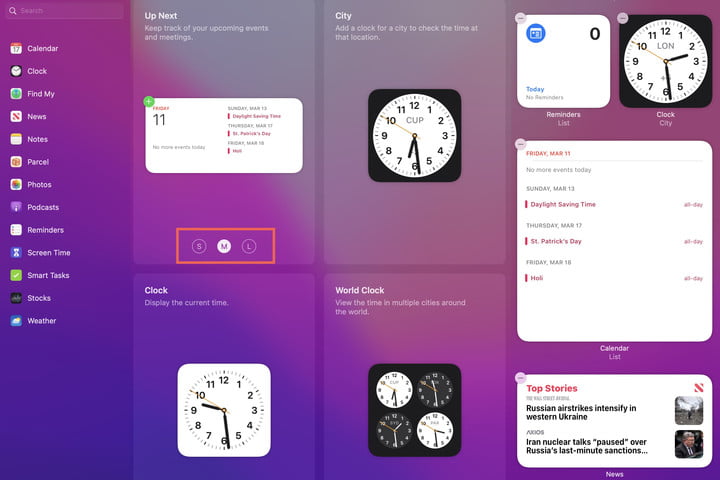 Cách sử dụng các tiện ích trong Trung tâm thông báo của MacOS Monterey