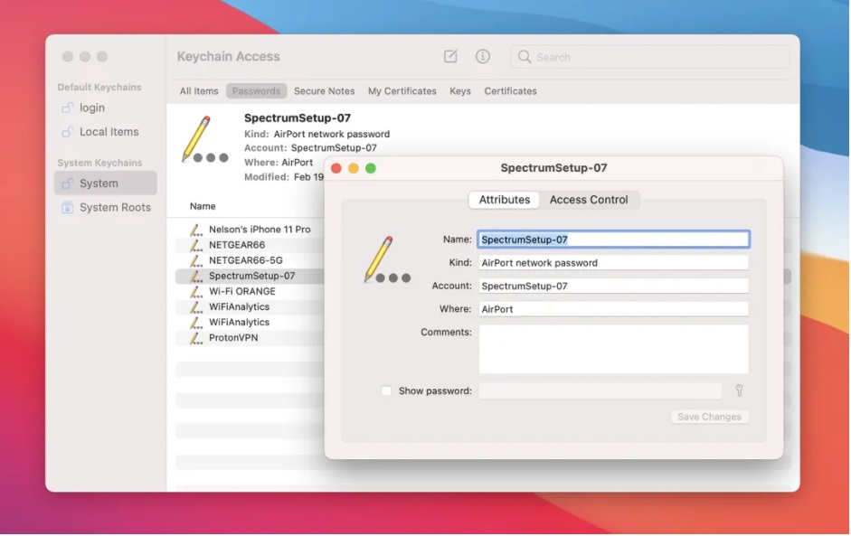 Cách tìm tất cả mật khẩu WiFi đã lưu trên Mac và Windows