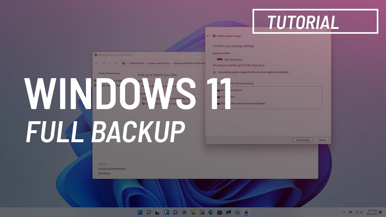 Hướng dẫn cách backup dữ liệu trên Windows 11
