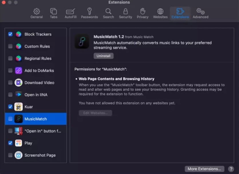 Cách cài đặt tiện ích mở rộng Safari trên macOS Monterey