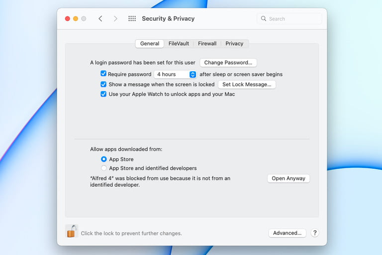 Cách ngăn chặn tải xuống các ứng dụng đáng nghi trên Macbook