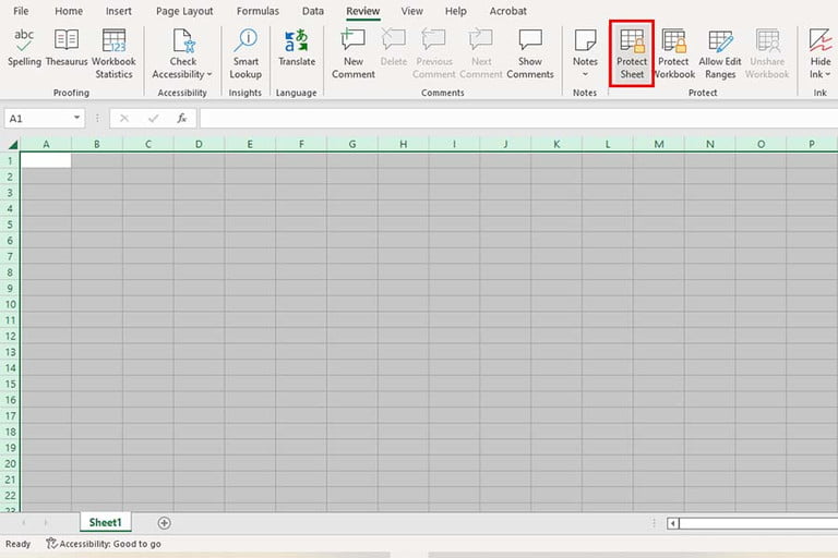 Hướng dẫn cách khóa ô trong Excel