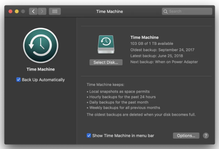 Hướng dẫn cách sao lưu dữ liệu trên Macbook