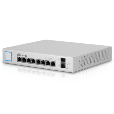 Thiết Bị Chuyển Mạch Switch UniFi 8 PoE (US-8-150W)