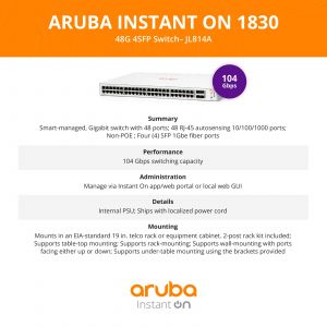 Thiết bị chuyển mạch Aruba instant on 1830 (JL814A)