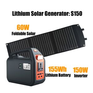 Tấm Năng Lượng Mặt Trời Di Động S150 – Solar Panel 155Wh 60W