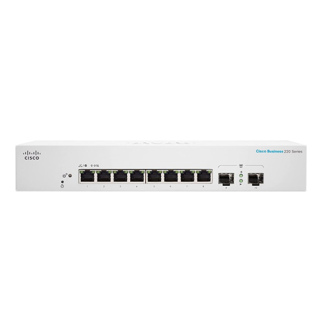 Thiết bị chuyển mạch Cisco CBS220-8T-E-2G