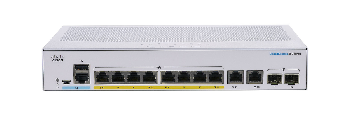 Thiết bị chuyển mạch Cisco CBS350-8P-2G